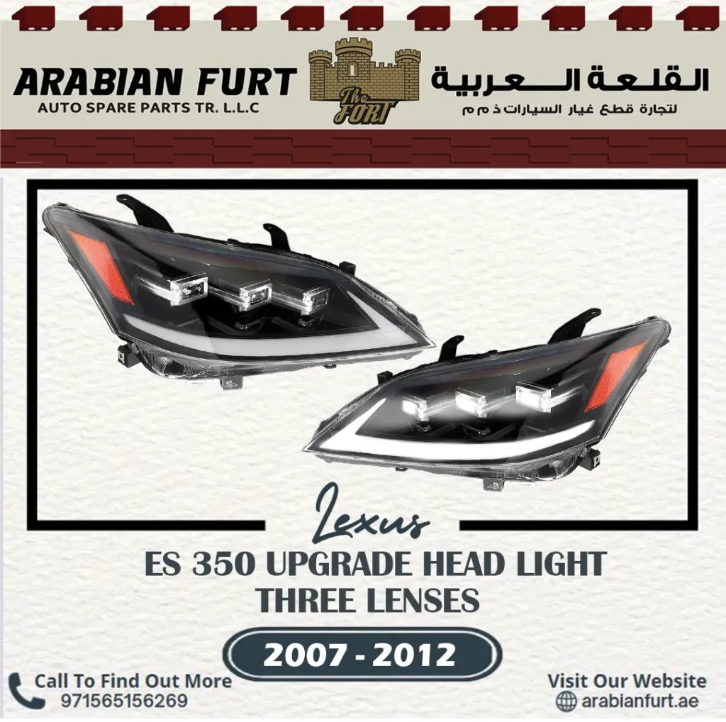 [SMK ES 10 SET] LEXUS ES 350 10 UPGRADE HEAD LIGHT 3 LENS SET