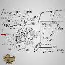 LEXUS ES 350 19- REAR DOOR LH