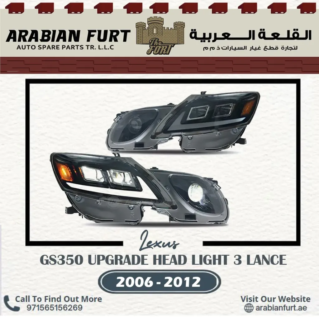 [SK3400-LXG06V2-YJMH] LEXUS GS 300 06-12 HEAD LIGHT SET LED 3 EYES